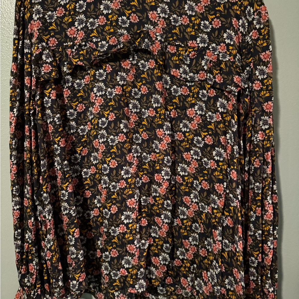 LOFT Multicolor Floral Top